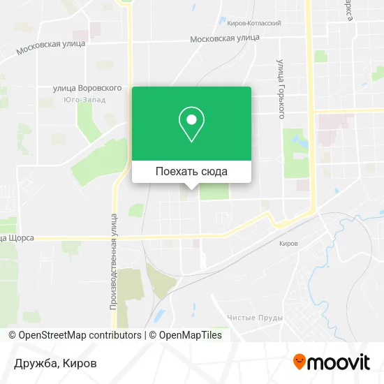 Карта Дружба