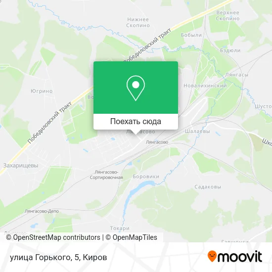 Карта улица Горького, 5