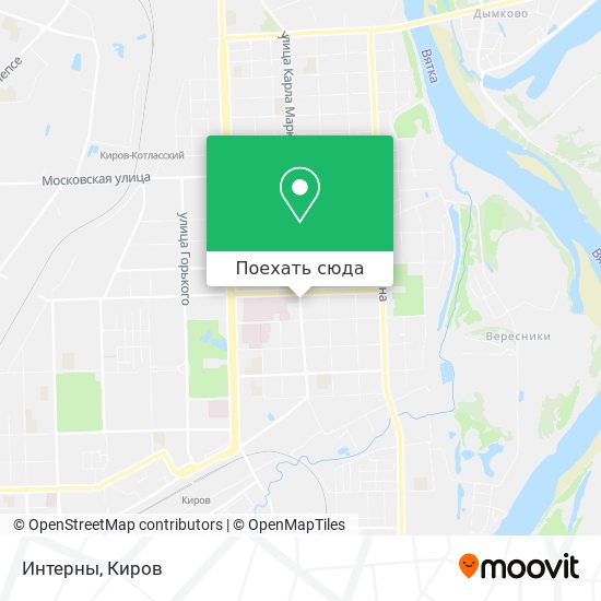 Карта Интерны