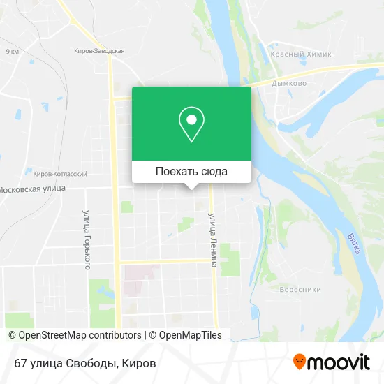 Карта 67 улица Свободы