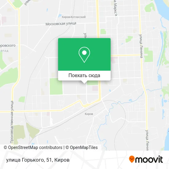 Карта улица Горького, 51