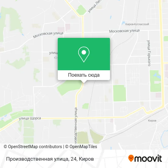 Карта Производственная улица, 24