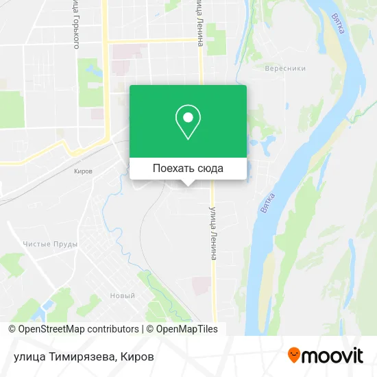 Карта улица Тимирязева