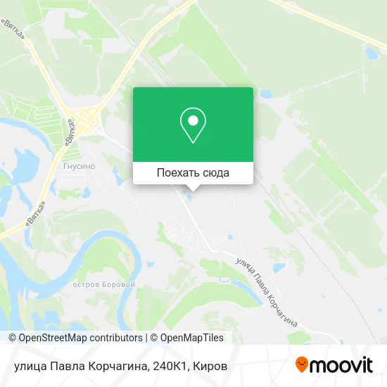 Карта улица Павла Корчагина, 240К1