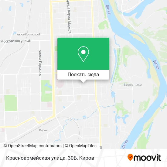Карта Красноармейская улица, 30Б