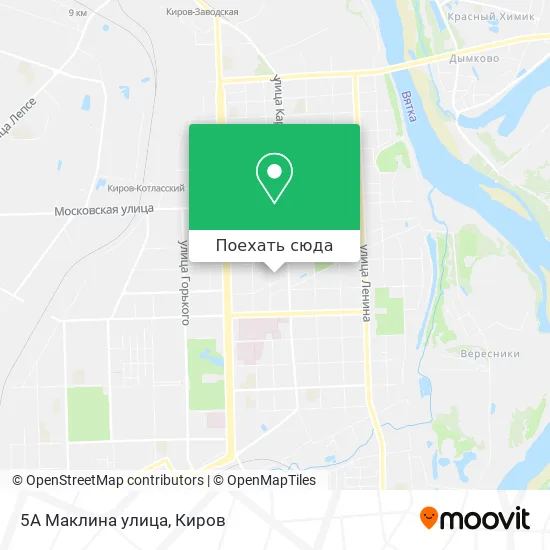 Карта 5А Маклина улица
