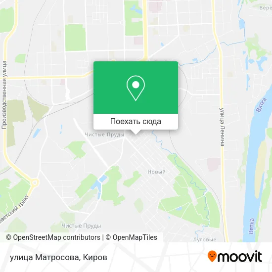 Карта улица Матросова