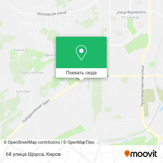 Карта 68 улица Щорса
