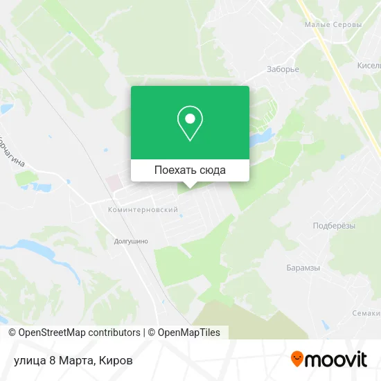 Карта улица 8 Марта