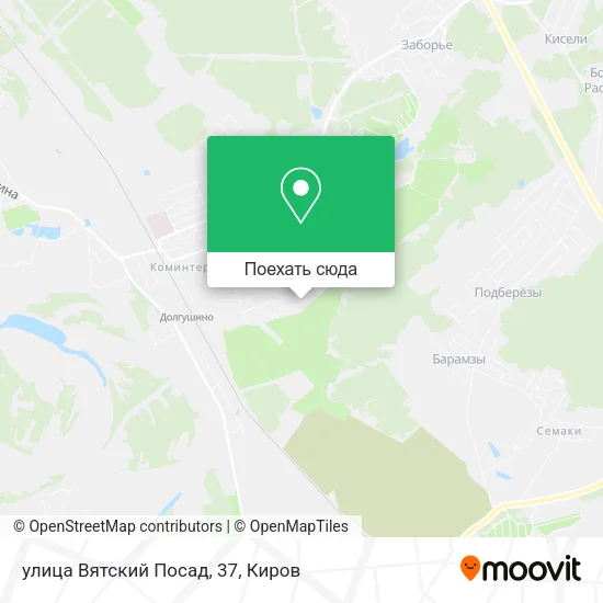 Карта улица Вятский Посад, 37
