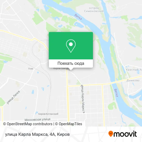 Карта улица Карла Маркса, 4А
