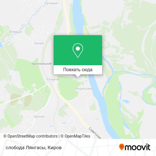Карта слобода Лянгасы