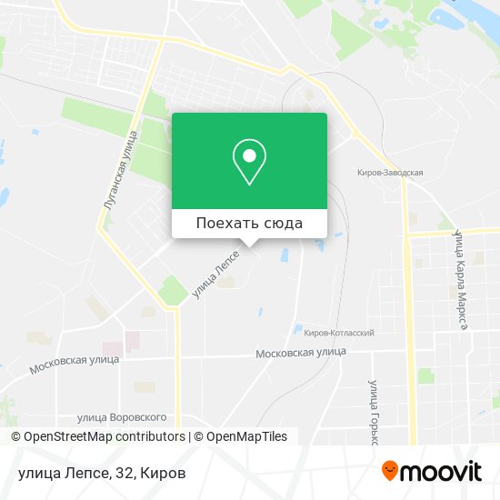 Карта улица Лепсе, 32