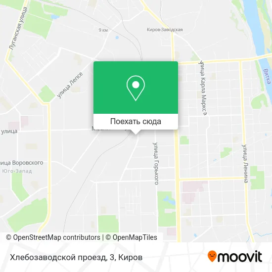 Карта Хлебозаводской проезд, 3