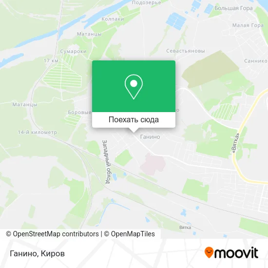 Карта Ганино
