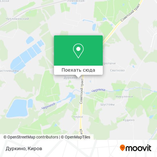 Карта Дуркино
