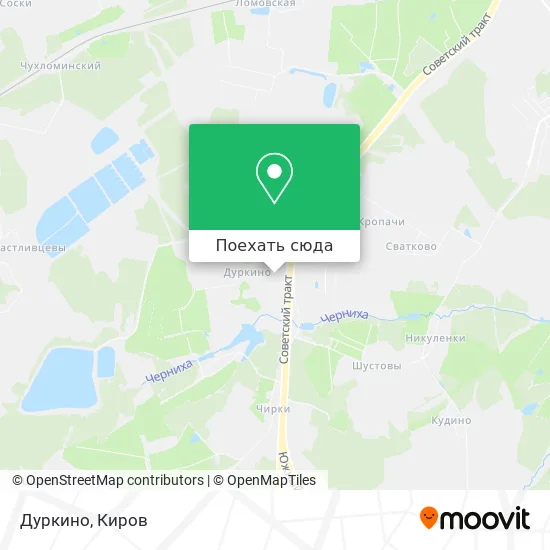 Карта Дуркино