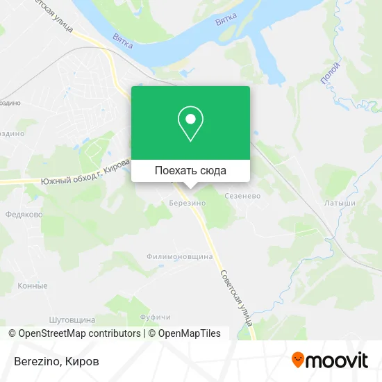 Карта Berezino