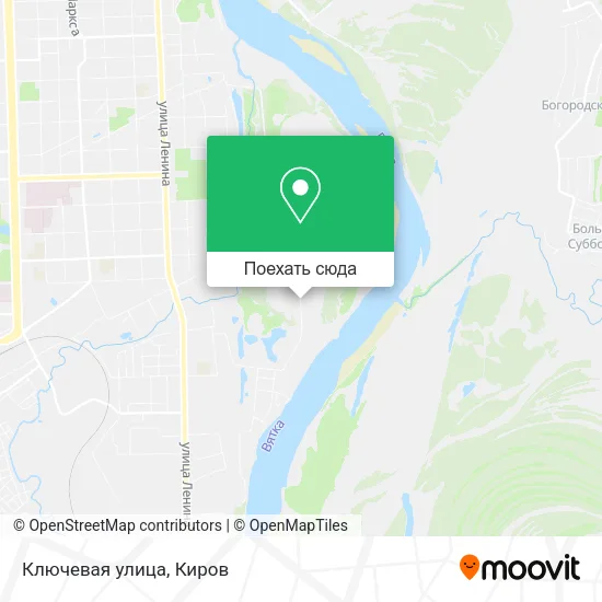 Карта Ключевая улица