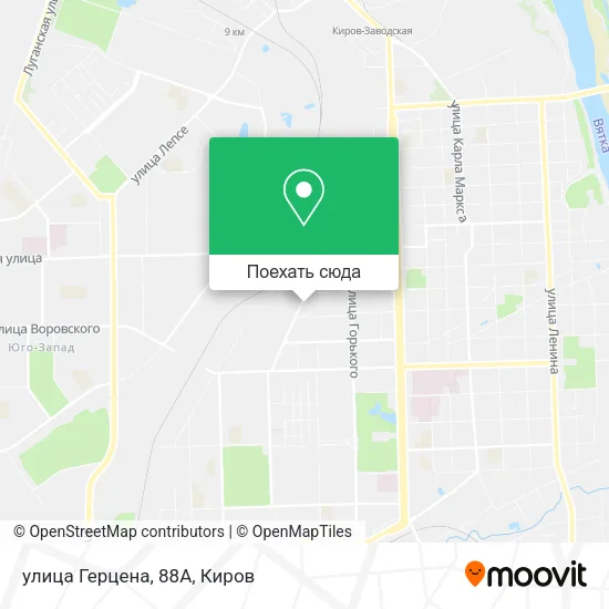 Карта улица Герцена, 88А