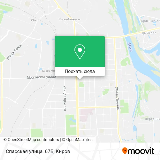 Карта Спасская улица, 67Б