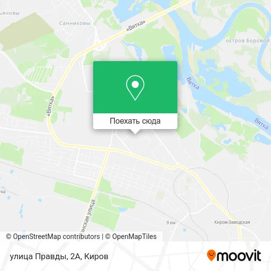Карта улица Правды, 2А