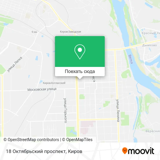 Карта 18 Октябрьский проспект