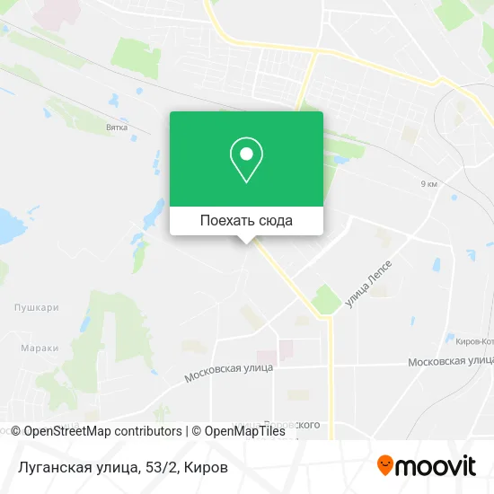 Карта Луганская улица, 53/2