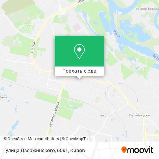 Карта улица Дзержинского, 60к1