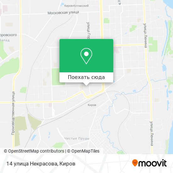 Карта 14 улица Некрасова