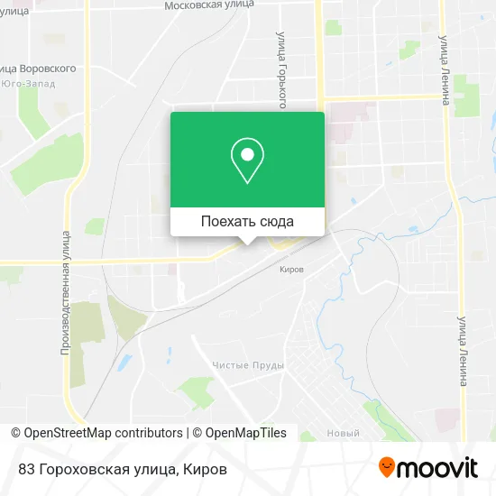 Карта 83 Гороховская улица