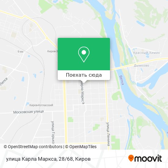 Карта улица Карла Маркса, 28/68