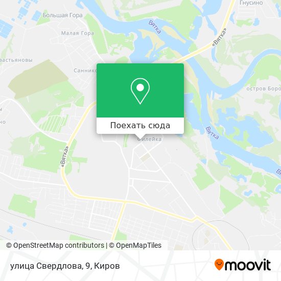 Карта улица Свердлова, 9