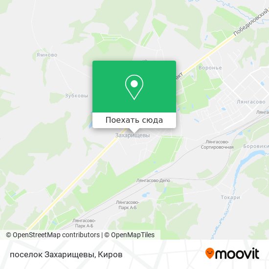 Карта поселок Захарищевы