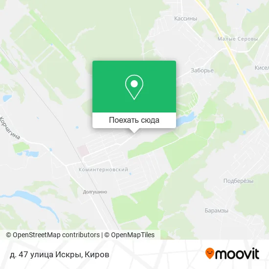 Карта д. 47 улица Искры