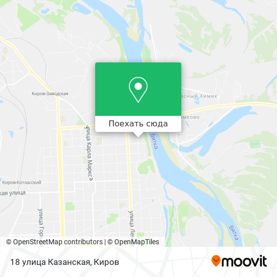 Карта 18 улица Казанская