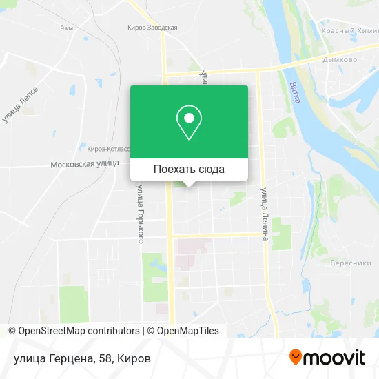 Карта улица Герцена, 58