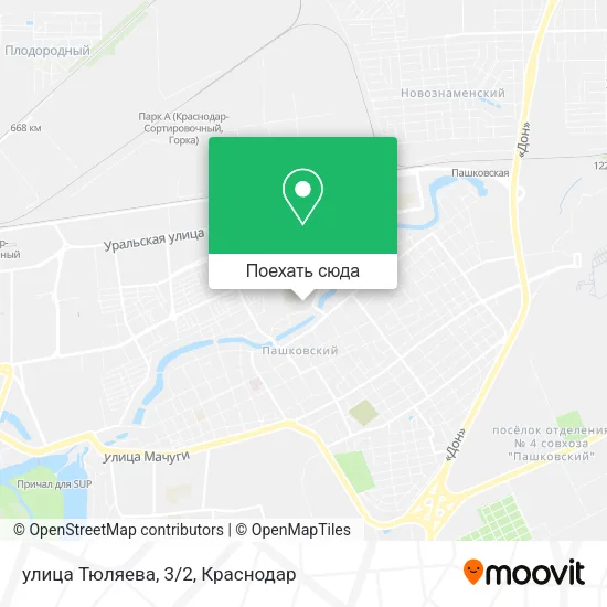 Карта улица Тюляева, 3/2