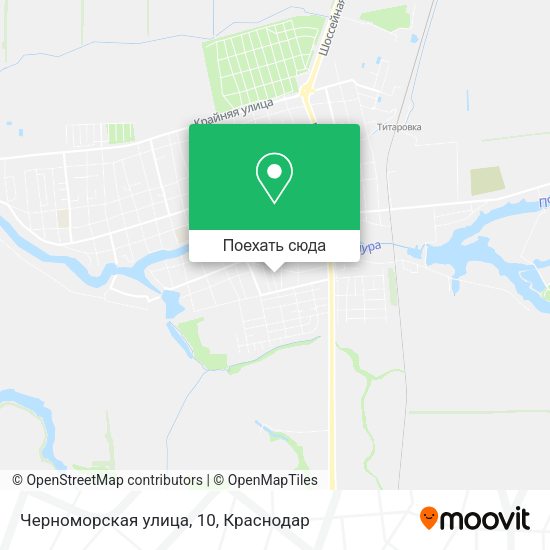 Карта Черноморская улица, 10