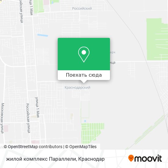 Карта жилой комплекс Параллели