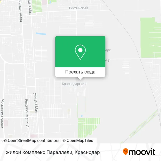 Карта жилой комплекс Параллели
