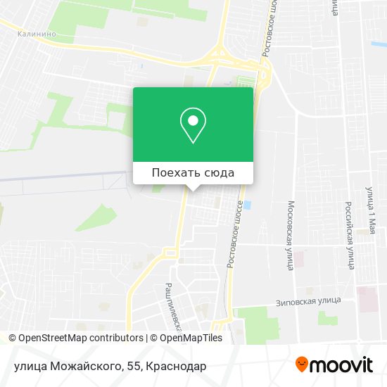 Карта улица Можайского, 55