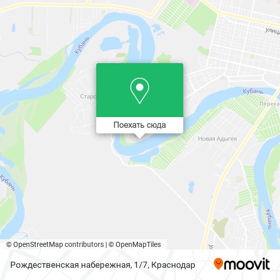 Карта Рождественская набережная, 1/7