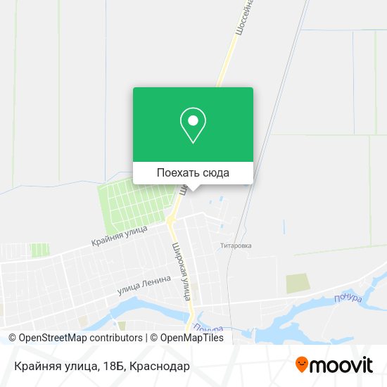 Карта Крайняя улица, 18Б