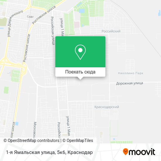 Карта 1-я Ямальская улица, 5к6