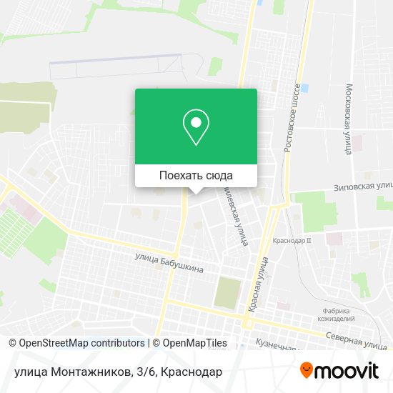Карта улица Монтажников, 3/6