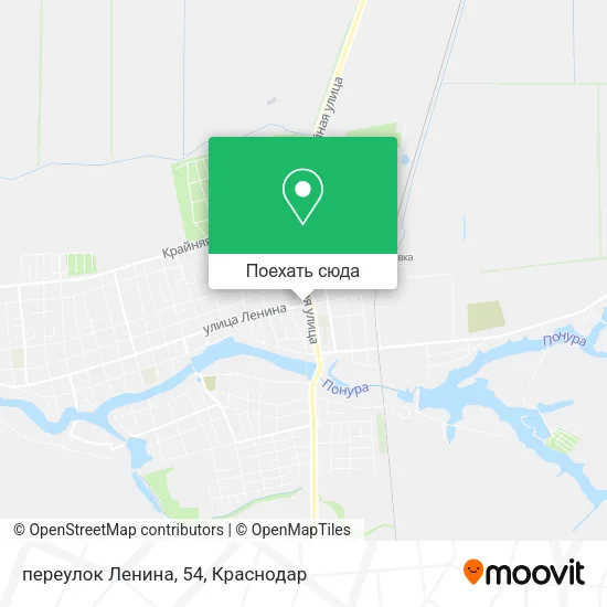 Карта переулок Ленина, 54