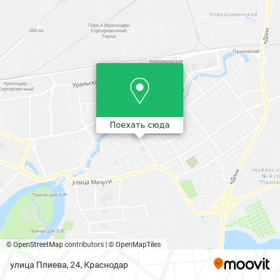 Карта улица Плиева, 24