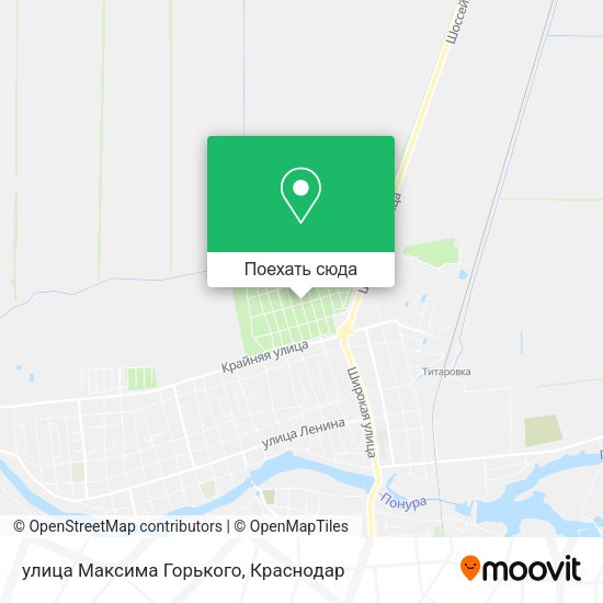 Карта улица Максима Горького