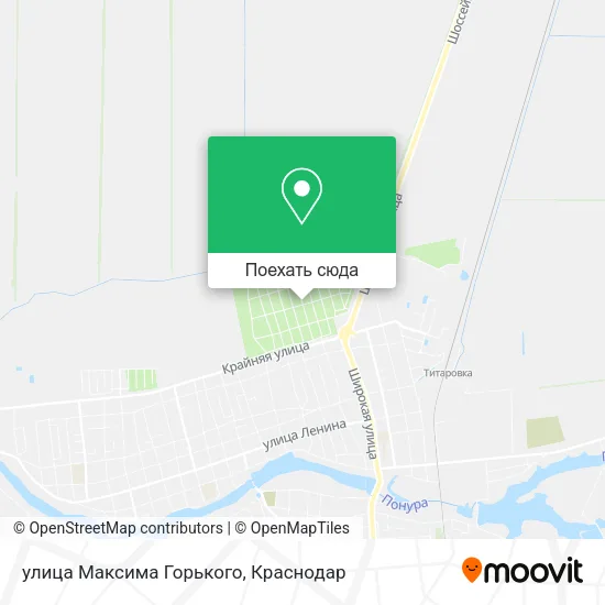 Карта улица Максима Горького